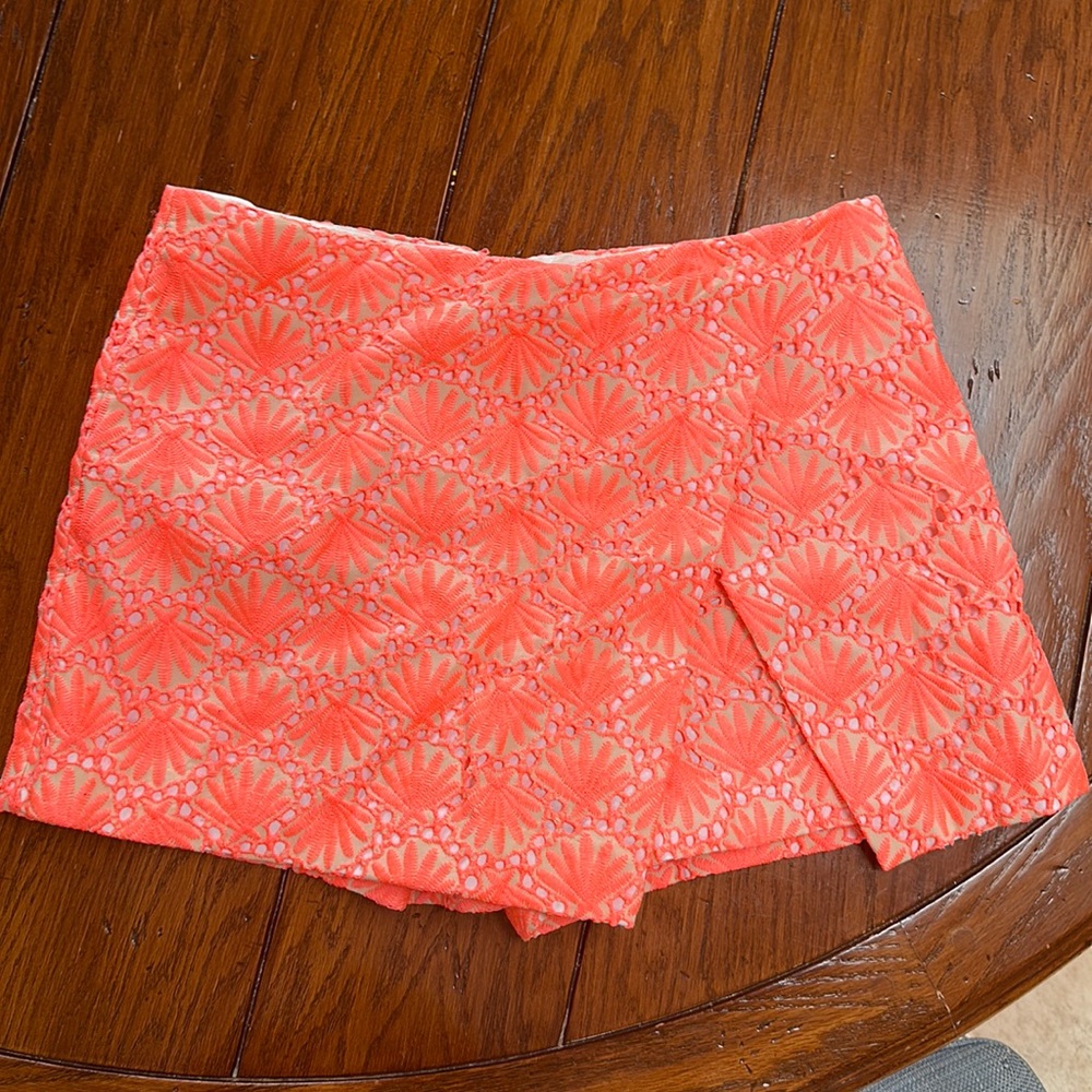 Lilly Pullitzer Coral Skort